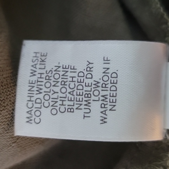 J. Jill Green Garment Dyed Linen Roll Tab Pull-on Pants Size Medium M - Picture 10 of 10